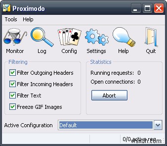 Proxomitron:모든 브라우저를 위한 강력한 웹 페이지 제어 