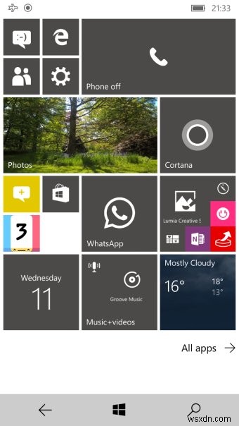Lumia 640 LTE 및 Windows Phone 10 검토:성능, 기능 및 사용자 경험 