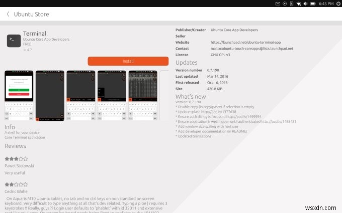 BQ Aquaris M10 Ubuntu Edition 태블릿 검토:성능 및 기능 