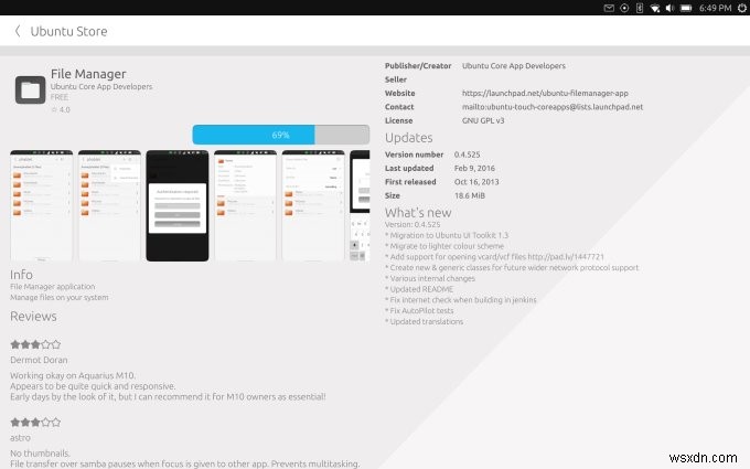 BQ Aquaris M10 Ubuntu Edition 태블릿 검토:성능 및 기능 
