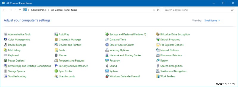 Windows 설정과 제어판:제어판이 지속되는 이유 