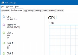 Windows 10 작업 관리자에서 사라진 그래프 미리 보기 복원하는 방법